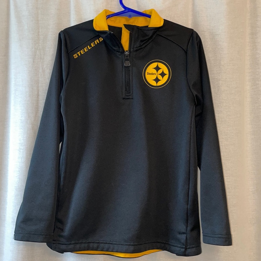 STEELERS COLOR RUSH QUARTER-ZIP PULLOVER TODDLER SIZE L/7 🖤Bundle and save💛